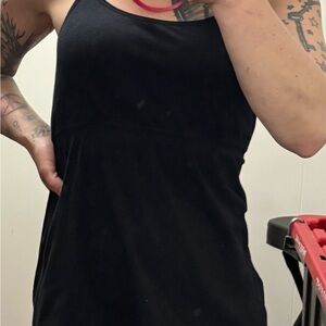 Black Sleeveless Tank Dress